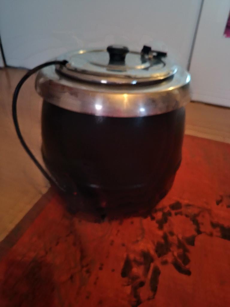 soep ketel met deksel en temperatuurknop, 4 liter of meer, Ophalen of Verzenden