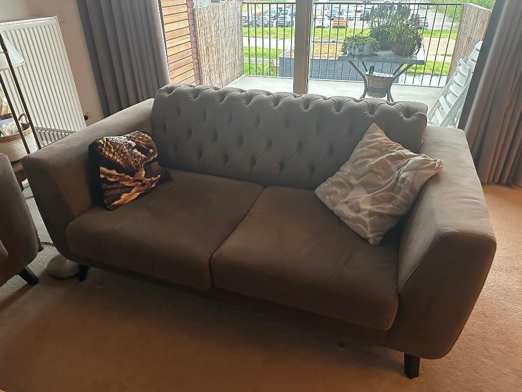 2 banken in zeer goede staat, Huis en Inrichting, Banken | Bankstellen, Ophalen, Gebruikt, Klassiek, Tweepersoons