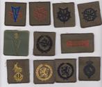 lot stoffen brevetten voor trui en gvt, Ophalen of Verzenden, Landmacht, Nederland, Embleem of Badge