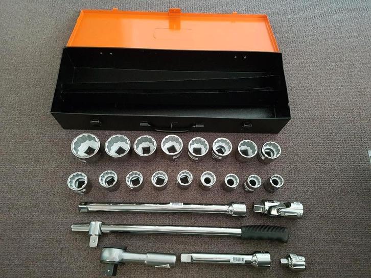 Bahco dopsleutelset 8821MB 3/4inch PROF 22 t/m 50 mm NIEUW, Doe-het-zelf en Verbouw, Gereedschap | Handgereedschap, Nieuw, Verzenden