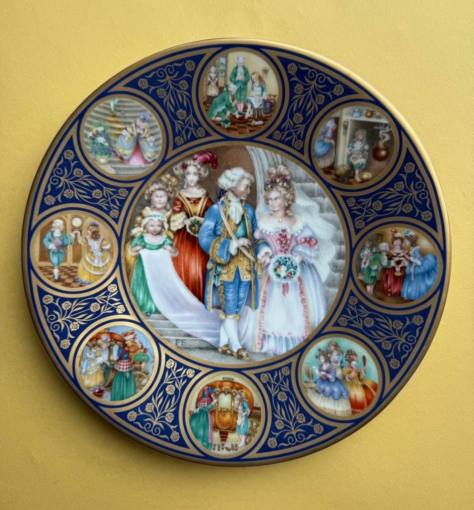 Wandbord Limoges Franklin Cendrillon, Ophalen of Verzenden