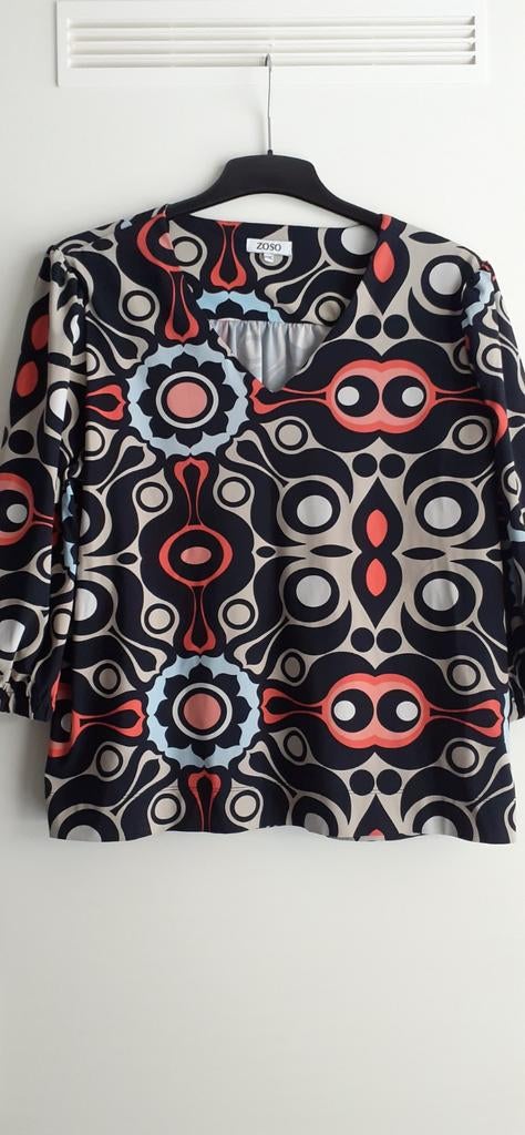 Zoso  zgan leuk shirt maat xxxl = 46, Zwart, Zo goed als nieuw, Zoso, Shirt of Top