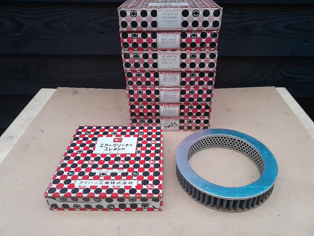 8x LUCHTFILTER - ORIGINEEL - DAIHATSU CUORE L50, 60, 80, 81, Auto-onderdelen, Verzenden, Nieuw, Daihatsu