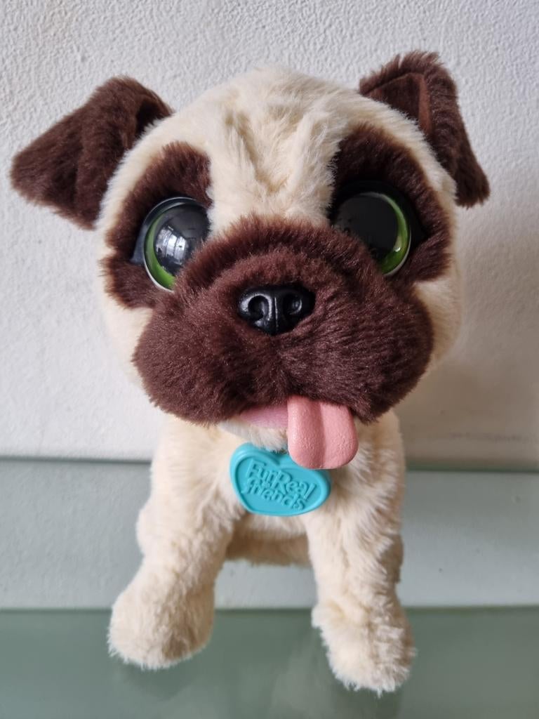 Orig,FurRealFriends,JJ PUPMOPSHOND,30cm,Interac,Label,Inwst!, Overige merken, Overige karakters, Zo goed als nieuw, Middelgroot (20 tot 80 cm)