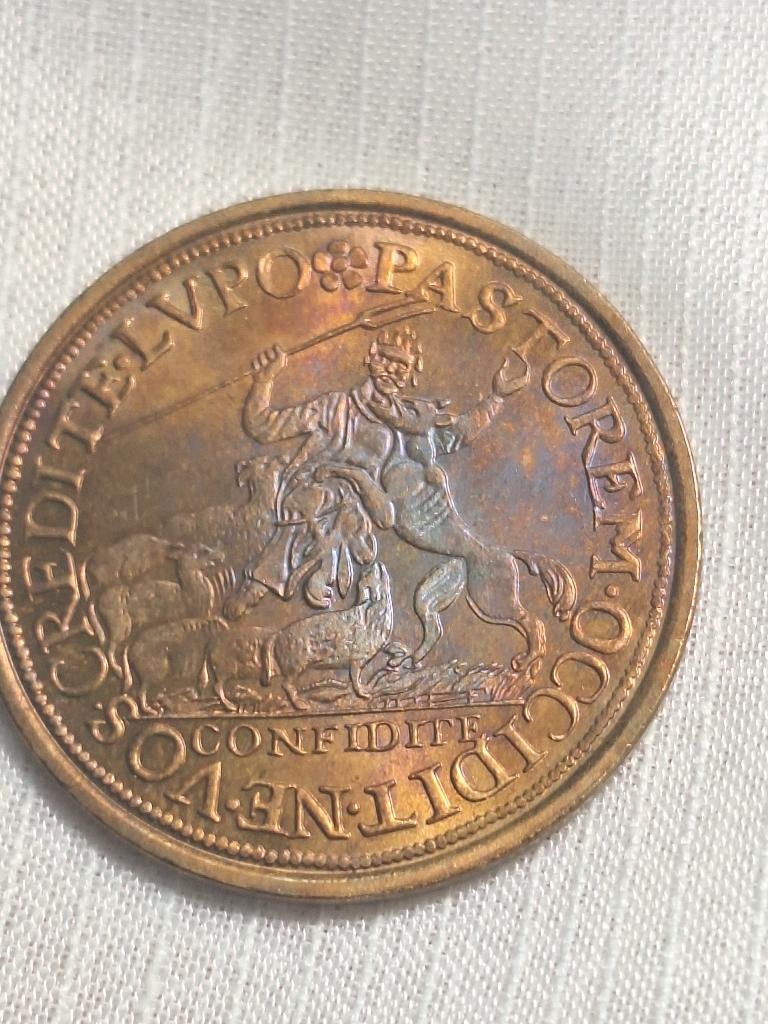 Penning 1984, 400 jaar moord op Willem van Oranje (#37), Ophalen of Verzenden, Overige materialen, Nederland
