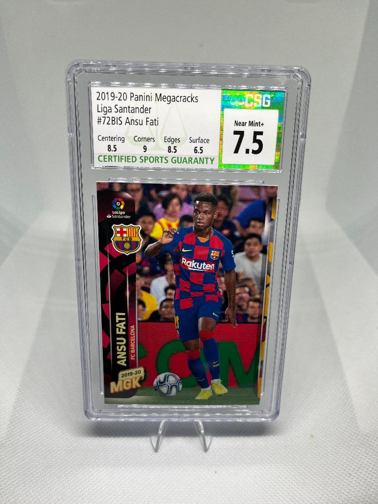 CSG 7.5 Ansu Fati 2019 Panini Megacracks Rookie RC #72BIS, Verzenden, Nieuw, Buitenlandse clubs, Poster, Plaatje of Sticker