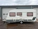 Chateau Calista 450 Caravan rondzit / fransbed, Caravans en Kamperen, Caravans, 750 - 1000 kg, Particulier, 4 tot 5 meter, Luifel