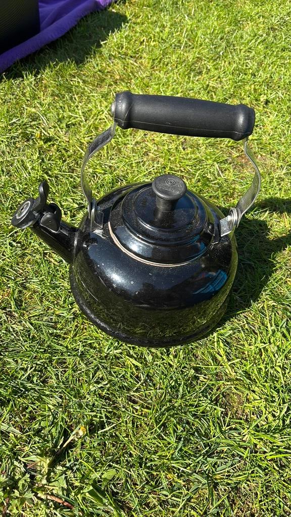 Fluitketel le creuset zwart, Ophalen of Verzenden, Gebruikt