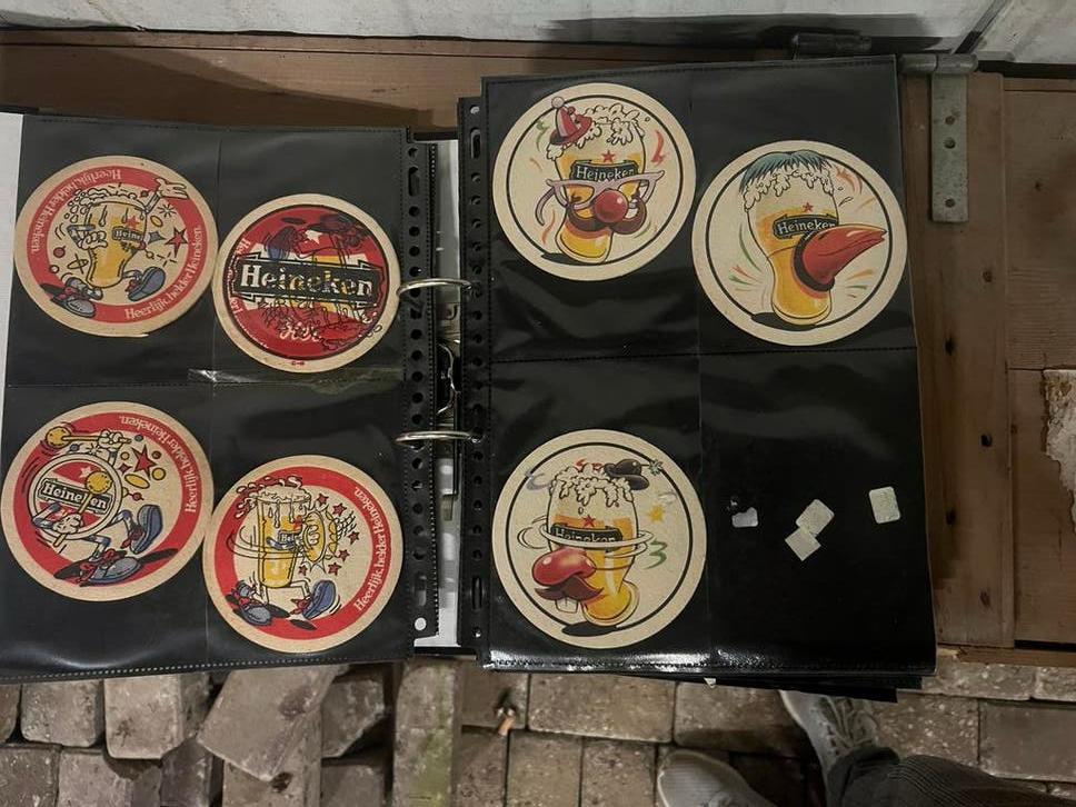 bierviltjes verzameling 90 stuks, Ophalen of Verzenden, Gebruikt, Viltje(s), Heineken