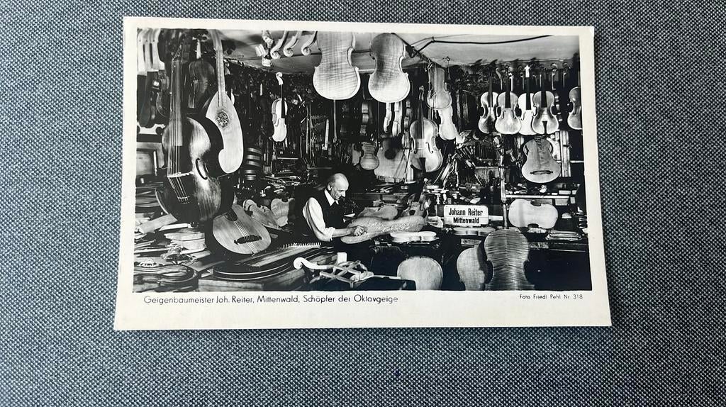 Duitse vioolmaker John Reiter, Ophalen of Verzenden, 1940 tot 1960, Ongelopen, Overige thema's