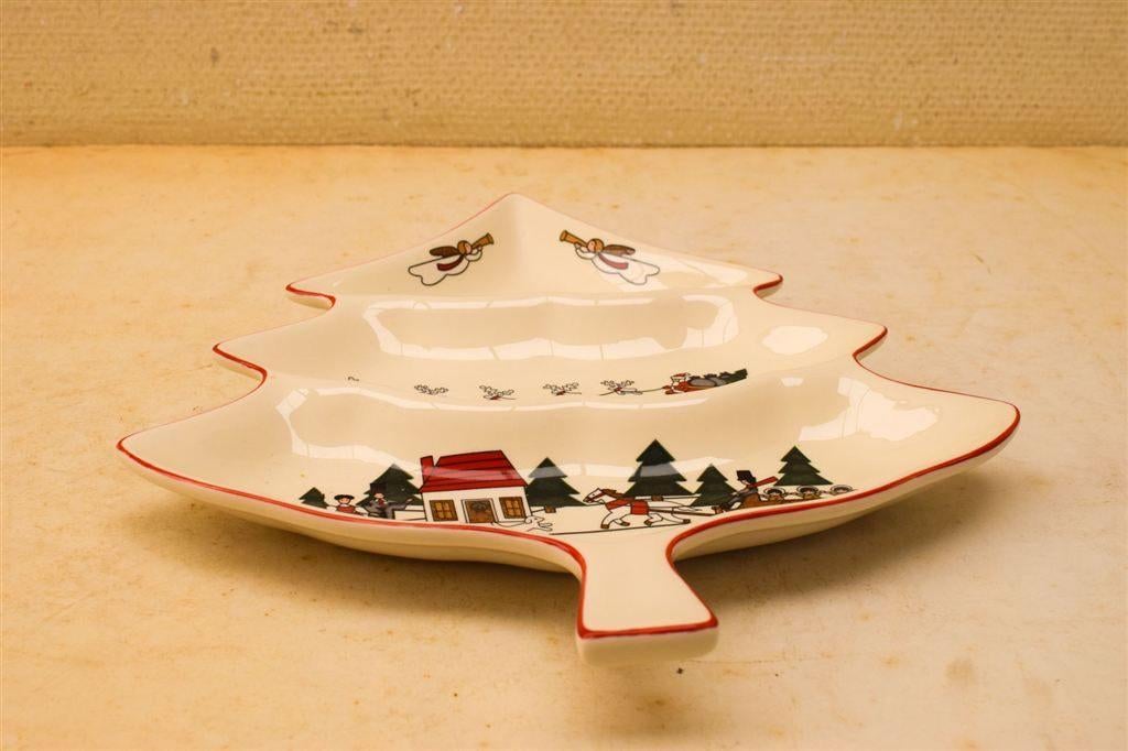 Masons Christmas Village porseleinen serveerschaal 50867, Ophalen of Verzenden