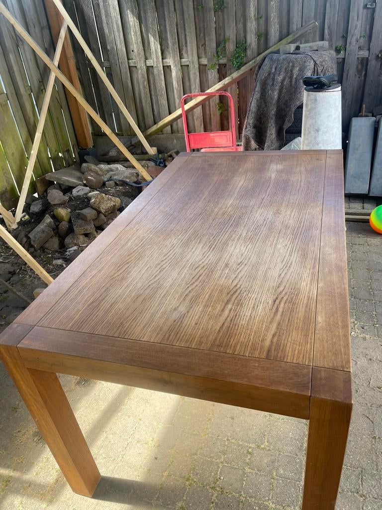 Eikenhouten tafel, Ophalen, Gebruikt, Eikenhout, 50 tot 100 cm