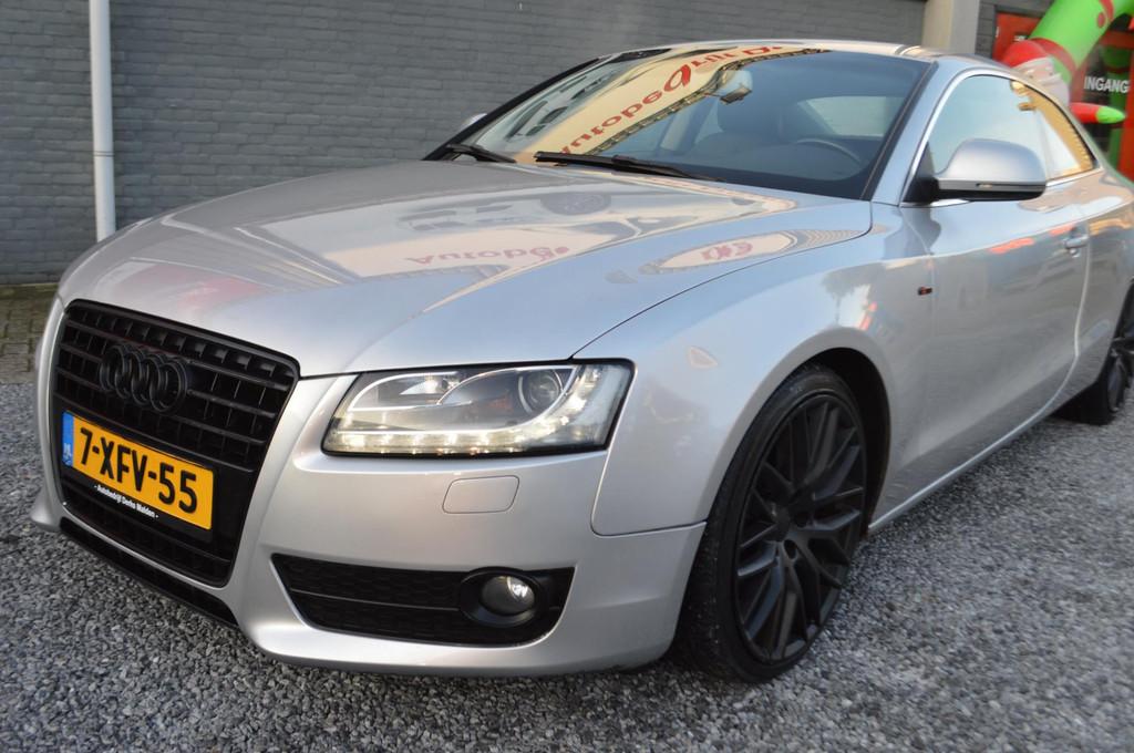 Audi A5 Coupé 2.7 TDI Pro Line AUT Leer S-Line Airco Navi, Auto's, Audi, Navigatiesysteem, 15 km/l, Gebruikt, 190 pk