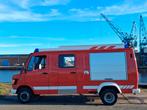 mercedes 410 brandweer BENZINE 1995 100% youngtimer TOPSTAAT, Auto's, Overige carrosserieën, Mercedes-Benz, Grijs, Rood