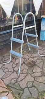Zwembadtrap 2 treden voor zwembad 80 cm hoog, Tuin en Terras, Zwembad-toebehoren, Ophalen, Gebruikt, Overige typen