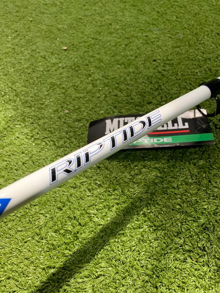 Nieuwe Mitchell boothengel + Dam molen + lijn, 2.10m 60-120g, Ophalen of Verzenden, Nieuw, Complete set