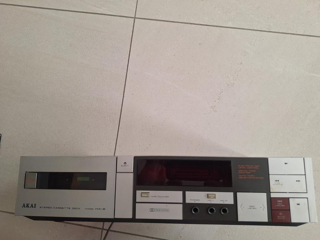 Akai  HX2 cassettedeck.DEFECT, Audio, Tv en Foto, Cassettedecks, Ophalen of Verzenden, Akai