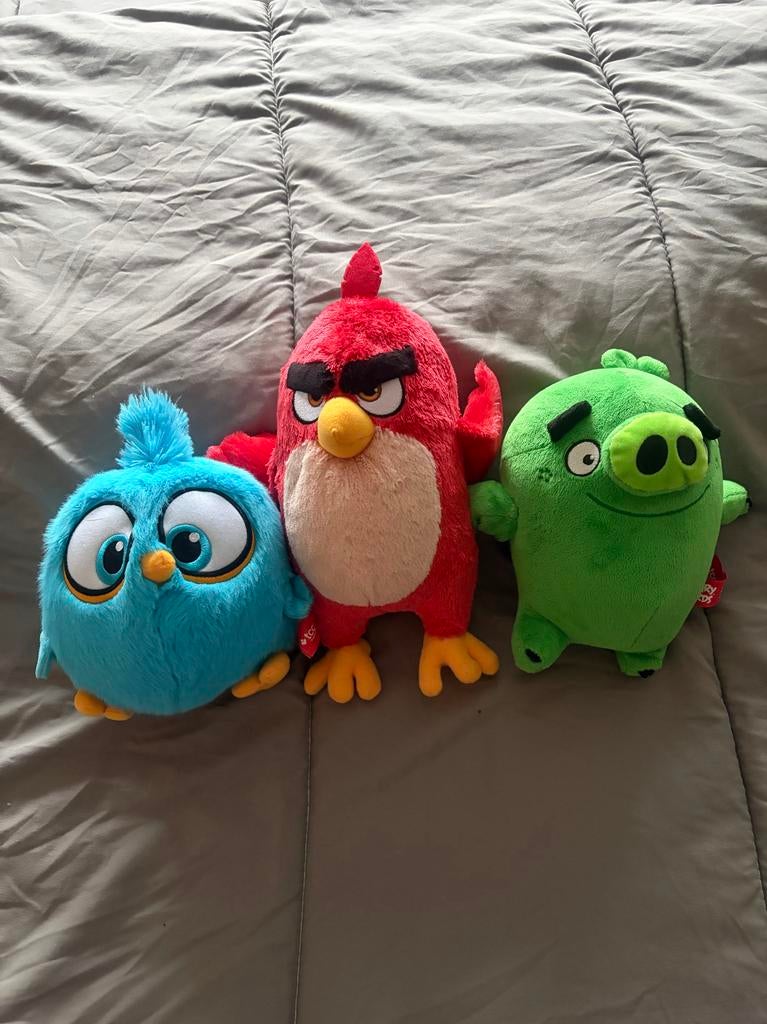 Angry Birds Knuffels - Set van 3, Ophalen, Gebruikt, Overige typen