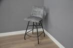 Barstoel Job Antraciet, 1 kruk, Verzenden, Nieuw, 60 tot 90 cm