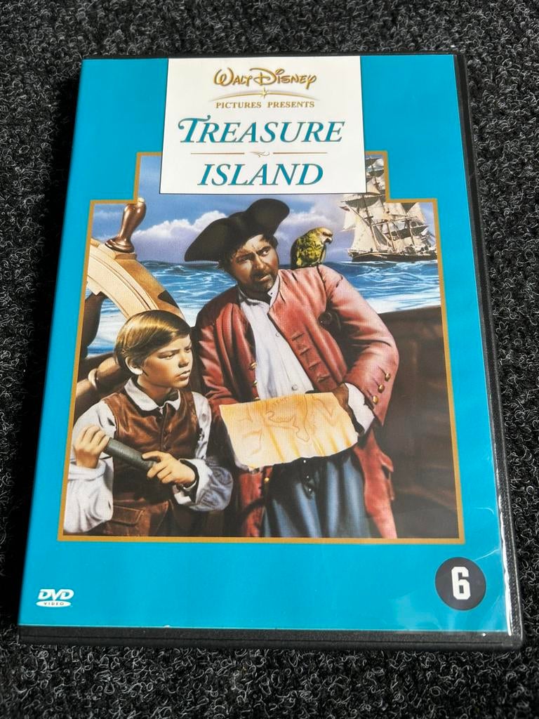 Treasure island op dvd 1950, Gebruikt, Vanaf 16 jaar, 1980 tot heden, Ophalen of Verzenden