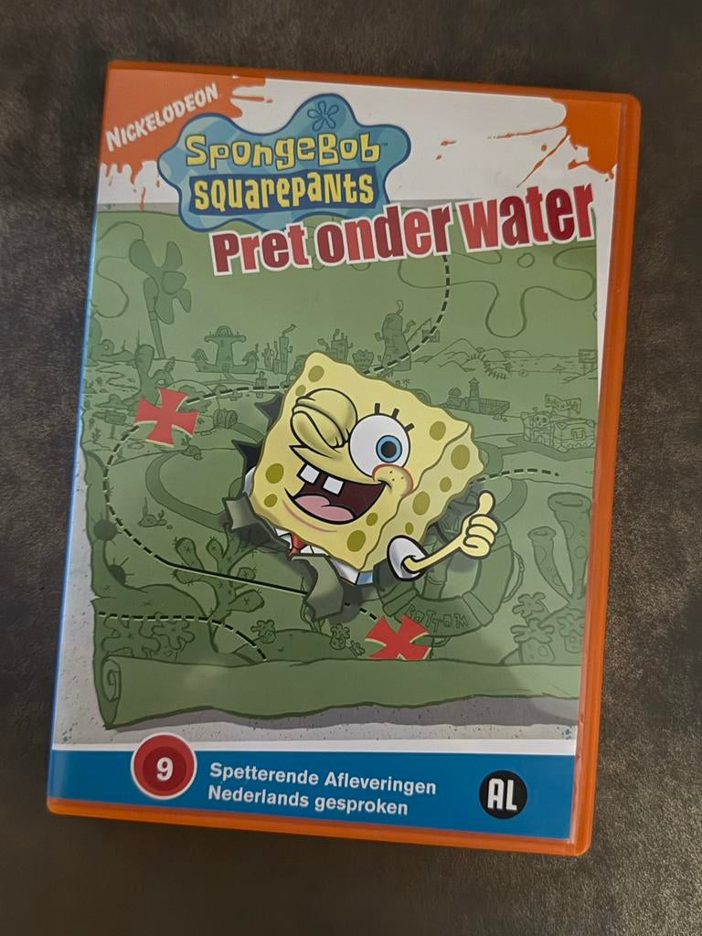 SpongeBob SquarePants: Pret onder water DVD, Cd's en Dvd's, Gebruikt, Tekenfilm, Ophalen of Verzenden, Alle leeftijden