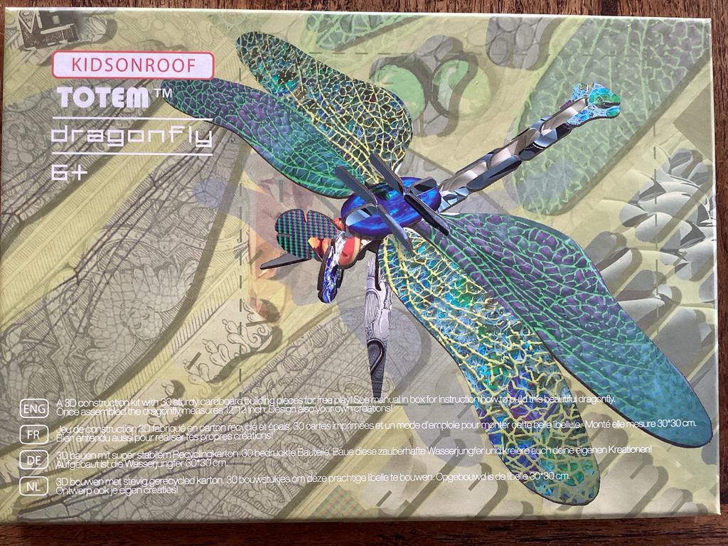 3d bouwpakket libelle van Totem, Ophalen of Verzenden, Nieuw, Bouwen