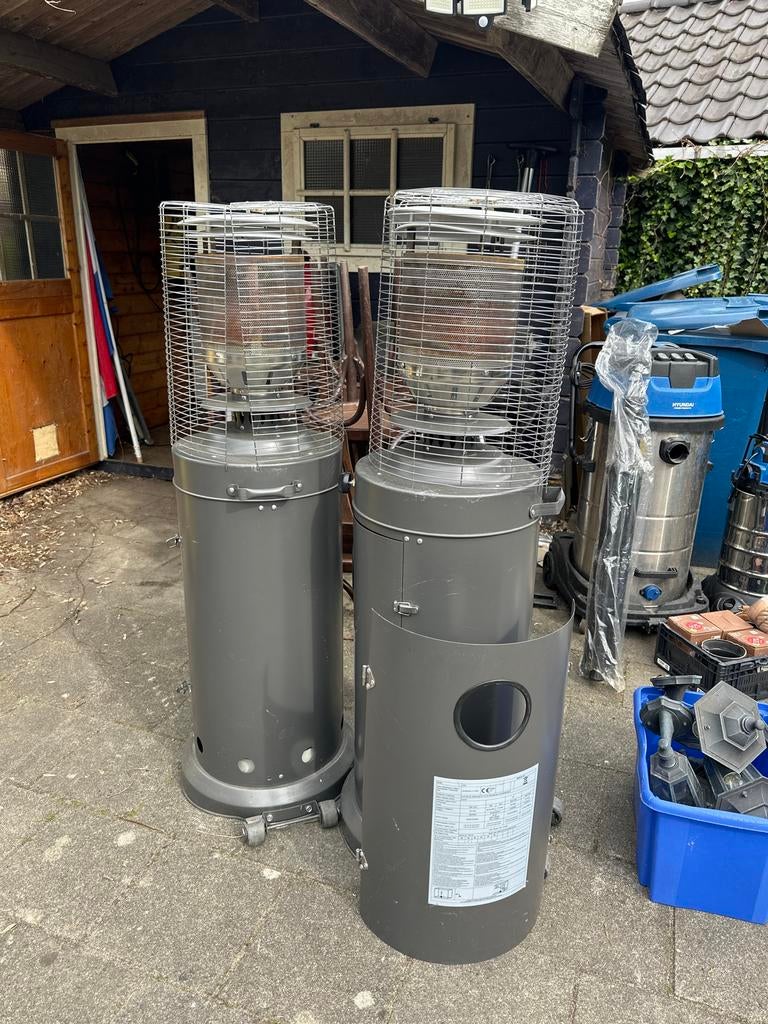 Heaters laag model, Tuin en Terras, Terrasverwarmers, Gebruikt, Gas, Vloer, Ophalen of Verzenden
