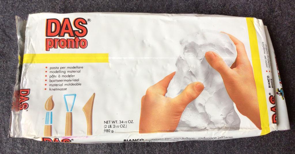 Das pronto pak klei, wordt hard zonder oven, Hobby en Vrije tijd, Ophalen of Verzenden, Zo goed als nieuw