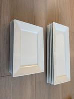 NIEUW - Witte rechthoekige borden van Xenos - 11 stuks, Ophalen, Gebruikt, Keramiek, Bord(en)