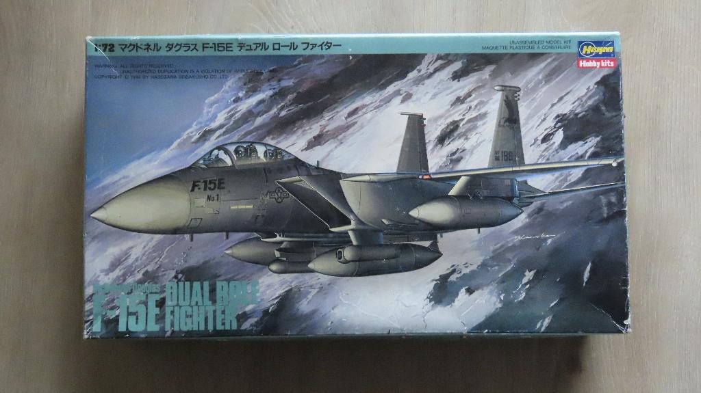 F-15E Strike Eagle Hasegawa 1/72, Nieuw, Ophalen of Verzenden, Vliegtuig, Hasegawa