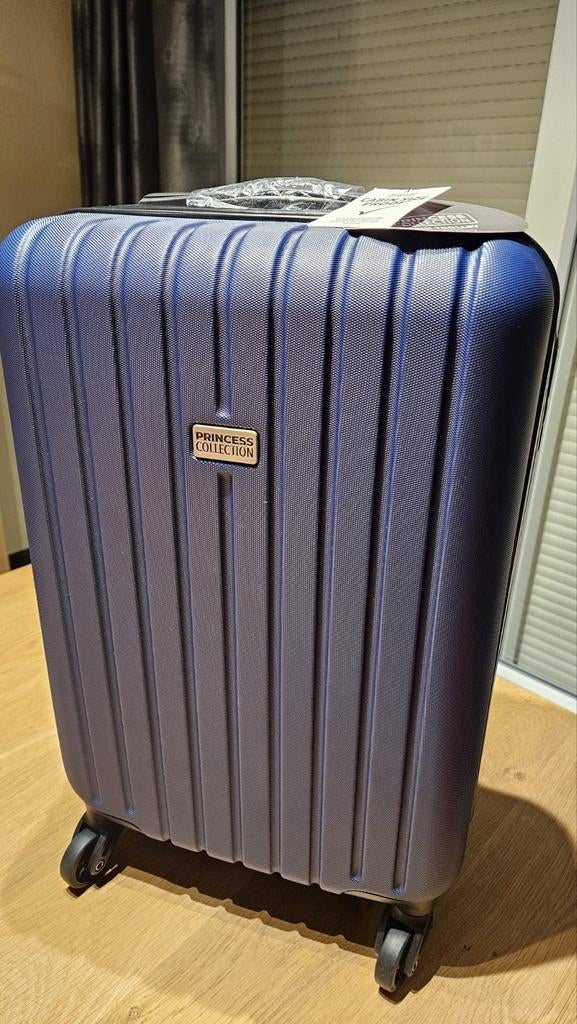 Princess cabin size koffer kleur blauw NIEUW, Ophalen, Nieuw, Hard kunststof