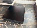 Zwarte vierkante salontafel, Huis en Inrichting, Tafels | Salontafels, Ophalen, 50 tot 100 cm, Vierkant, Nieuw