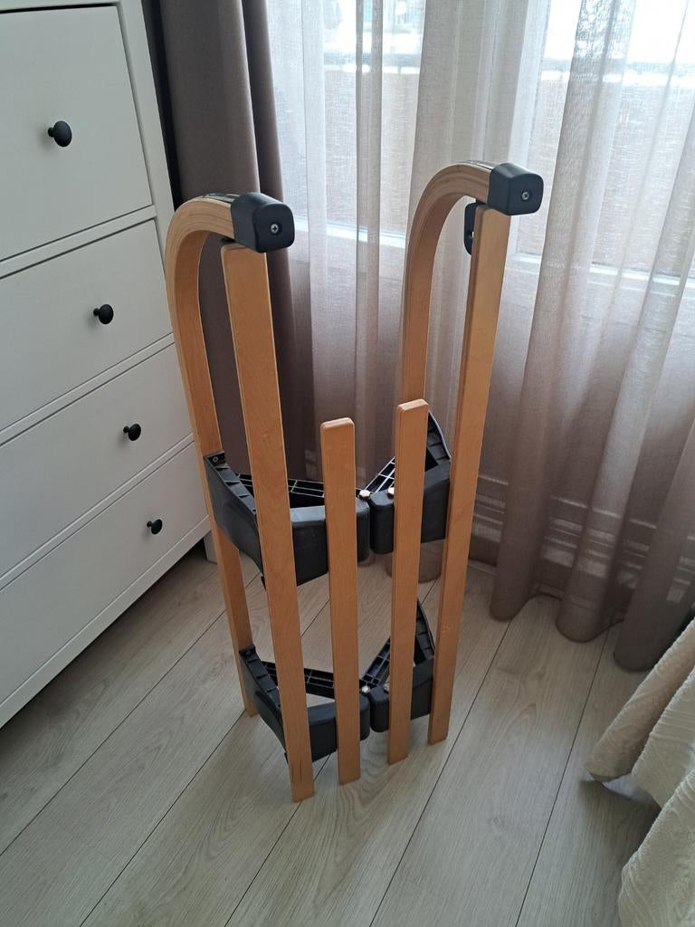 Grote houten slee voor 2 kinderen, Kinderen en Baby's, Speelgoed | Buiten | Sleeën, Ophalen, Gebruikt, Hout