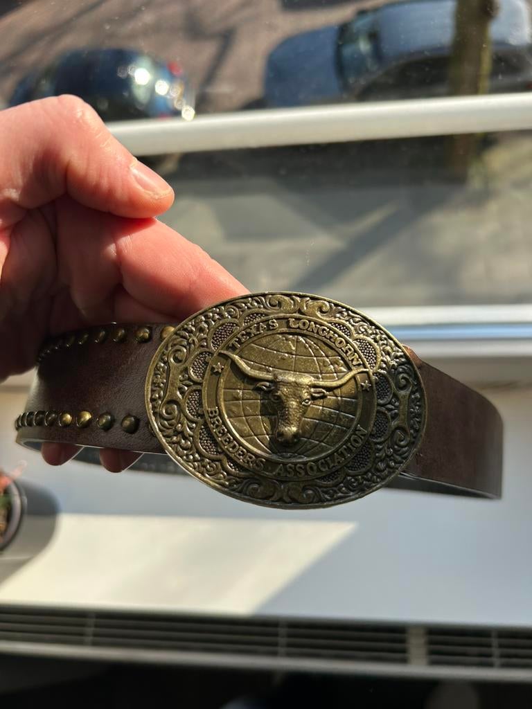Cowboy - riem, Ophalen of Verzenden, Zwart