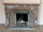 Marmeren schouw - Klassieke open haard, Huis en Inrichting, Ophalen, Gebruikt, Vrijstaande haard, Houthaard