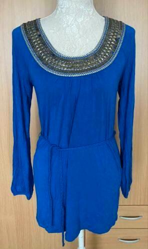 Monsoon top maat 36[S][v], Kleding | Dames, Tops, Zo goed als nieuw, Maat 42/44 (L), Blauw, Lange mouw, Ophalen of Verzenden