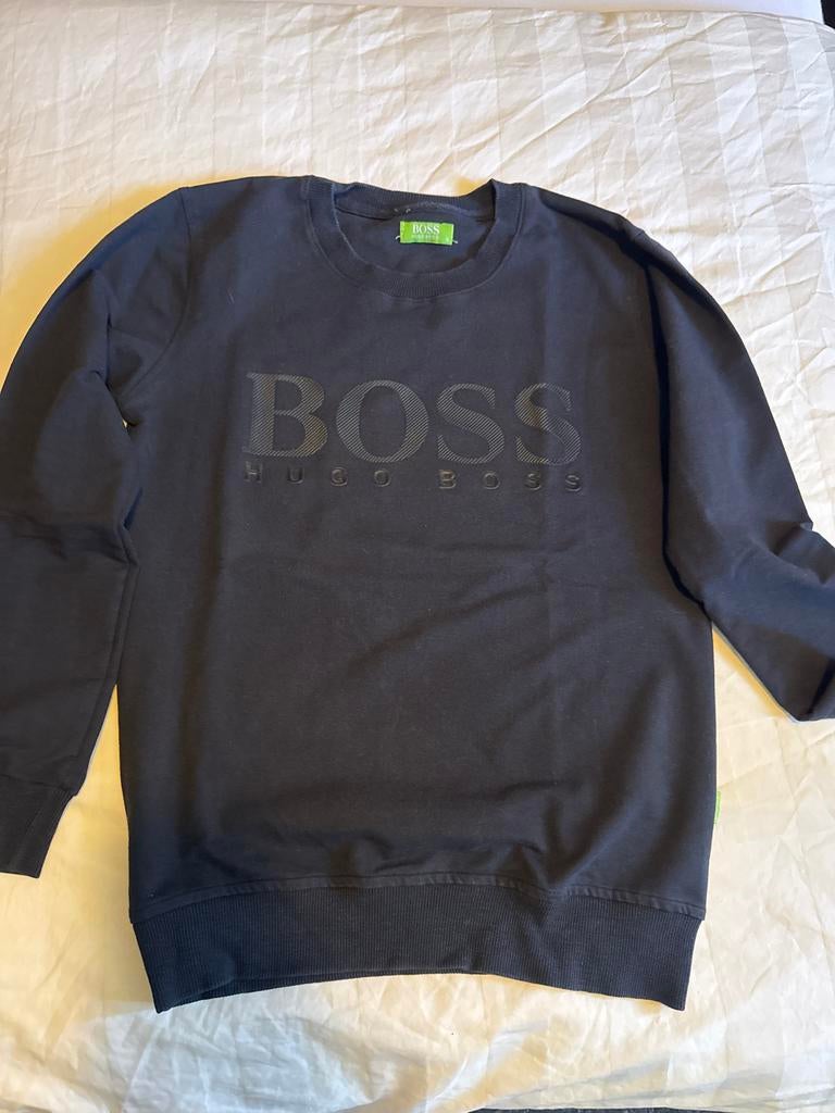Zwarte Hugo Boss sweater - Maat S, Kleding | Heren, Truien en Vesten, Ophalen, Zo goed als nieuw, Maat 46 (S) of kleiner, Zwart