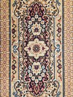 Vintage oosters wol vloerkleed medallion oker Retro 61x117cm, Gebruikt, 100 tot 150 cm, Klassiek, Oosters, Traditioneel, Onbekend
