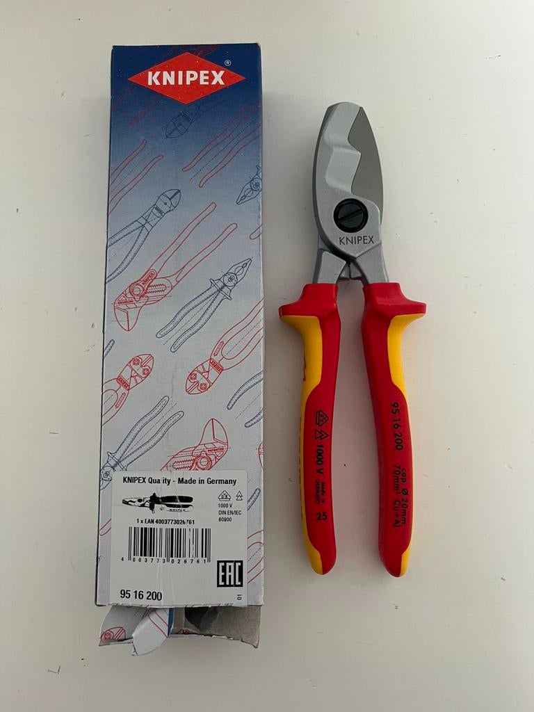 Knipex kabelschaar - 9516200, Ophalen of Verzenden, Nieuw