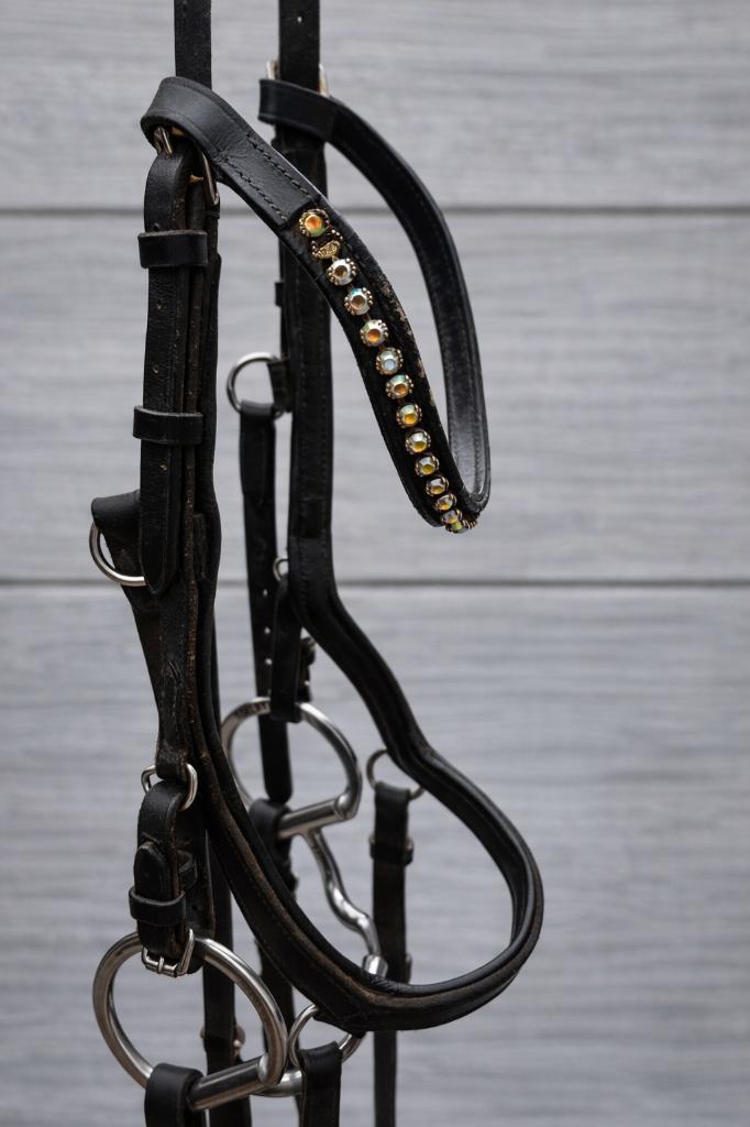 Micklem Hoofdstel full + Myler bit, Dieren en Toebehoren, Ophalen of Verzenden, Gebruikt, Dressuur