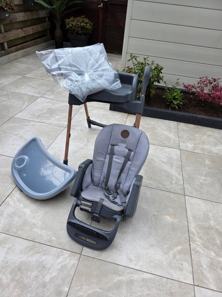 Maxi Cosi Minla kinderstoel, inklapbaar, hoogte verstelbaar, Ophalen of Verzenden, Gebruikt, Meegroeistoel, Afneembaar eetblad