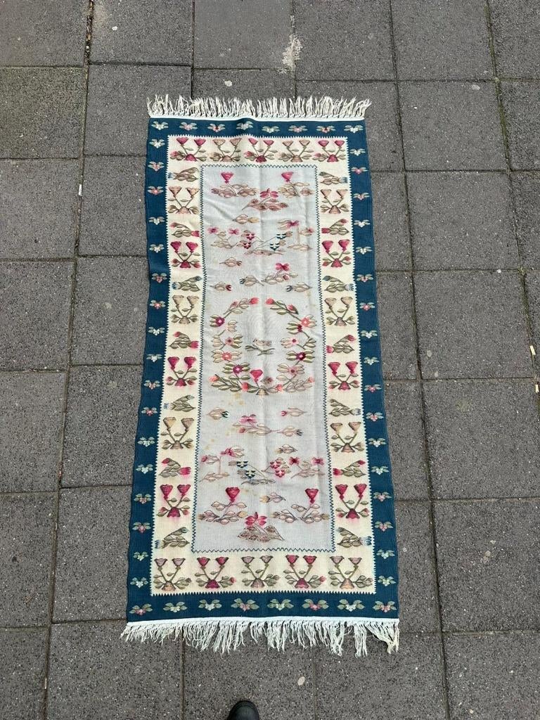 Prachtige Kilim Besarapian ( very nice gilim ) 177 x 85 cm, Huis en Inrichting, Stoffering | Tapijten en Kleden, Gebruikt, 50 tot 100 cm