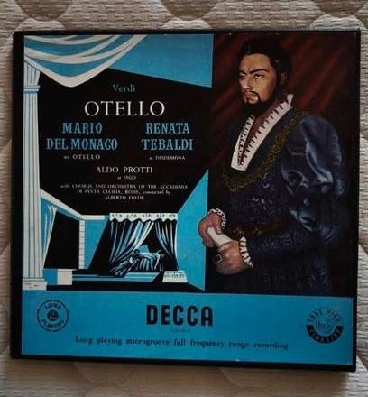 Verdi - Otello (Decca LP) Mario del Monaco, Renata Tebaldi, Gebruikt, Opera of Operette, Modernisme tot heden, Ophalen of Verzenden