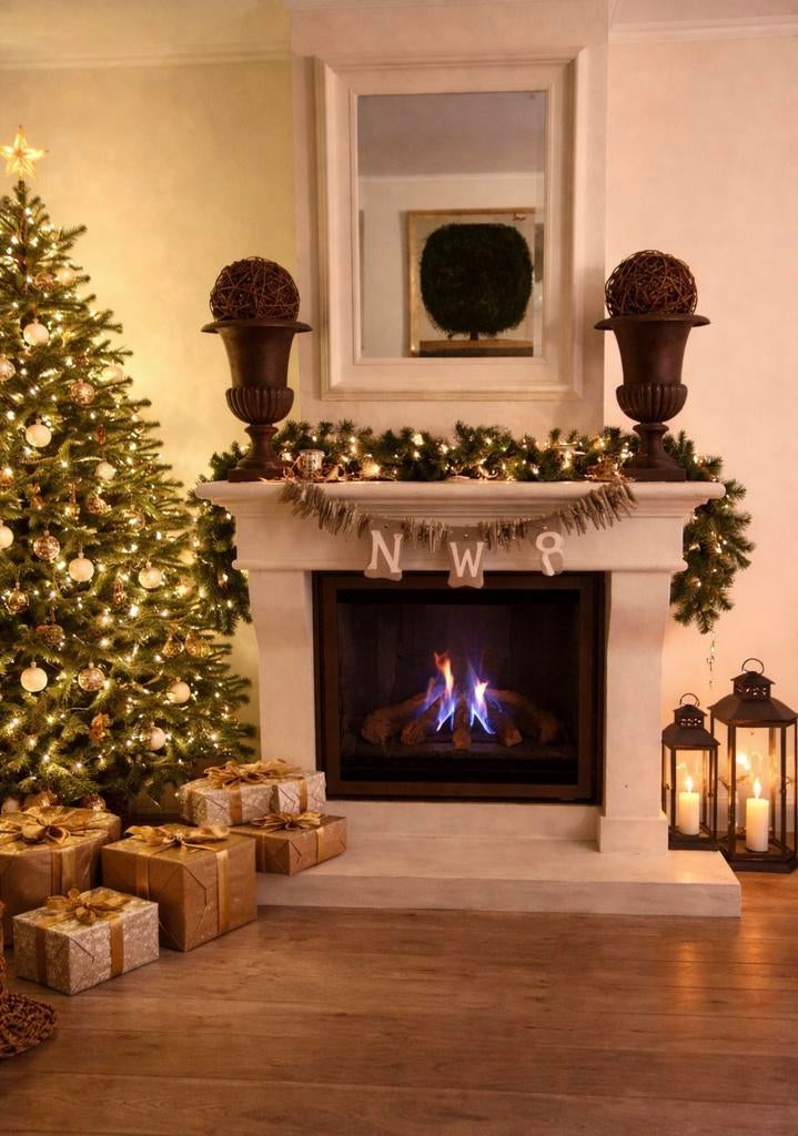 MOET WEG Franse robuuste omloopschouw van beton in 4 delen, Ophalen of Verzenden, Gebruikt, Vrijstaande haard, Houthaard