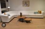 Chesterfield hoekbank wit leer. Nieuw met certificaat, Huis en Inrichting, Gebruikt, 300 cm of meer, Leer, Ophalen of Verzenden