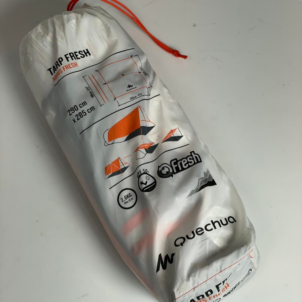 Quechua tarp fresh 290x285 tarp NIEUW, Ophalen, Zo goed als nieuw