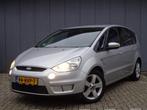 Ford S-Max 2.0i-16V 2Eig,Vol.Onderhoud IZGST, Auto's, Ford, Gebruikt, Zwart, 1505 kg, Leder en Stof