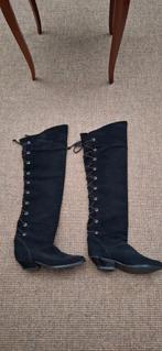 Knee laarzen, Ophalen of Verzenden, Zo goed als nieuw, Zwart, Hoge laarzen