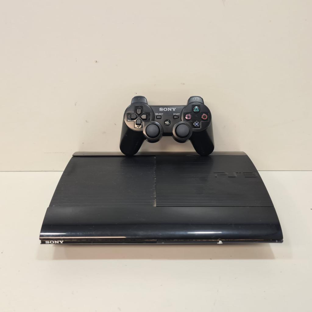 Playstation 3 SuperSlim 500GB Compleet in Goede Staat, Spelcomputers en Games, Spelcomputers | Sony PlayStation 3, Sony, Zo goed als nieuw