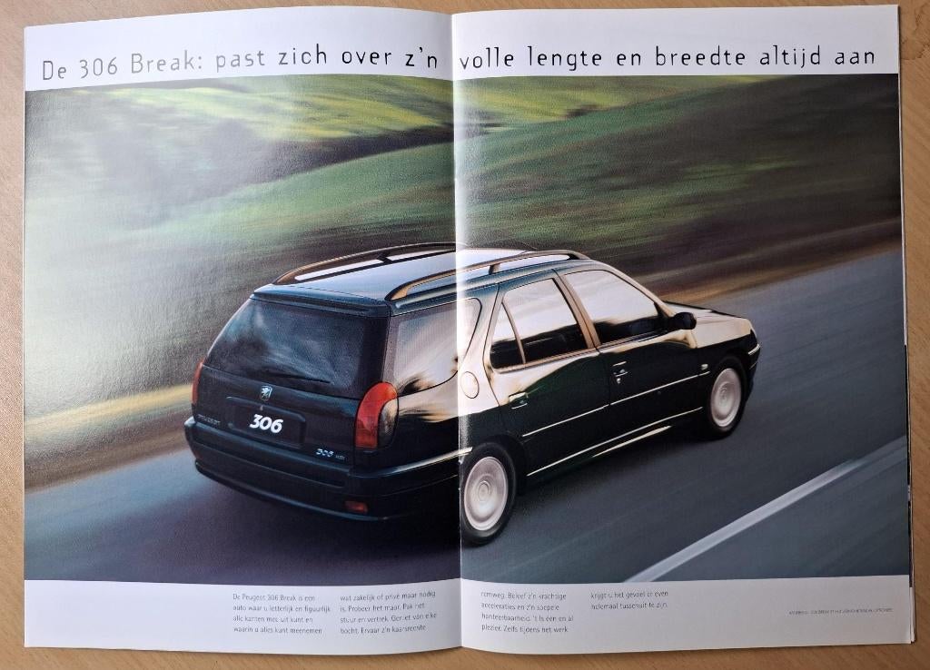 Peugeot 306 Break brochure (1999, laatste facelift), Verzenden, Nieuw, Peugeot